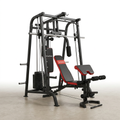 Smith Machine Built for Full Body Workouts, 138LB Weight Stack, Leg Press Station, LAT Pulldown