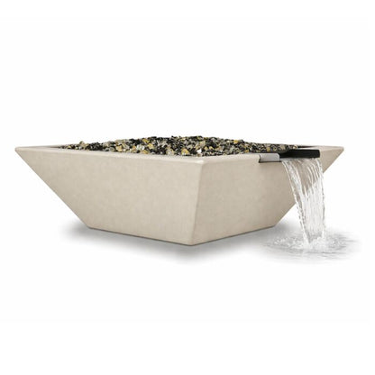 ARCHPOT 42" Square Coronado Geo Fire & Water Bowl - Propane