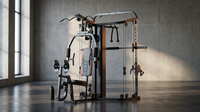 Home Gym Smith Machine with 138LB Weight Stack, Leg Press & LAT Station for Full Body Workouts — Lifestyle