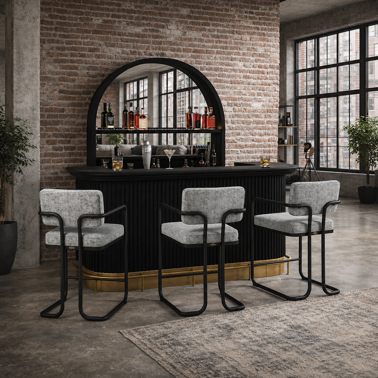 Prohibition 84" Cocktail Bar