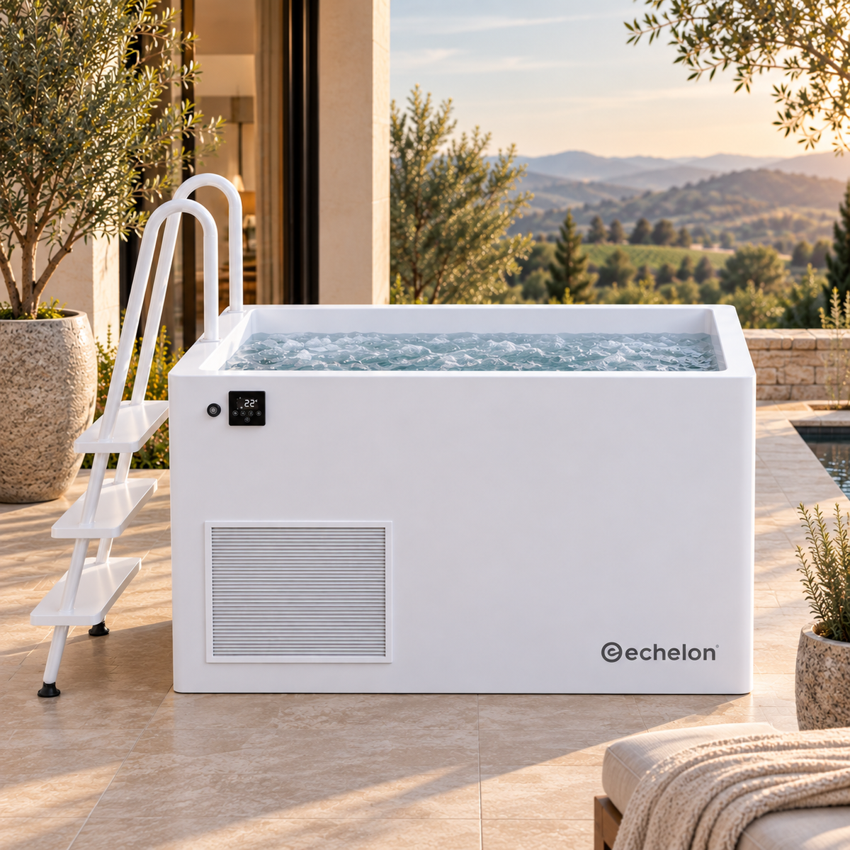 Echelon Step-In Vertical Cold Plunge with Built-In Chiller