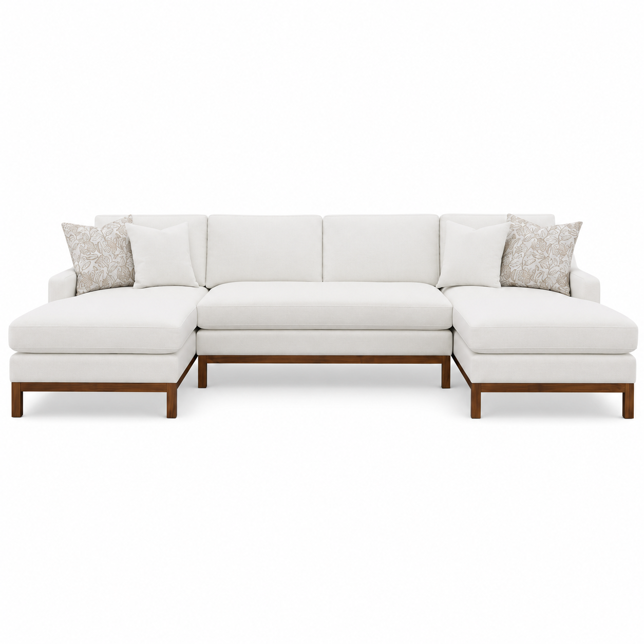 Valiant Sectional Sofa with 4 Pillows