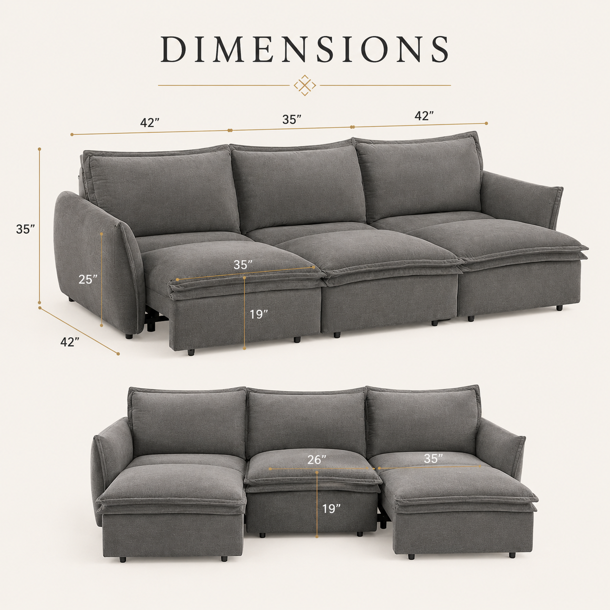 Eaden Power Sleeper Sofa
