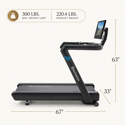 Echelon Stride-8s™ Commercial Smart Treadmill