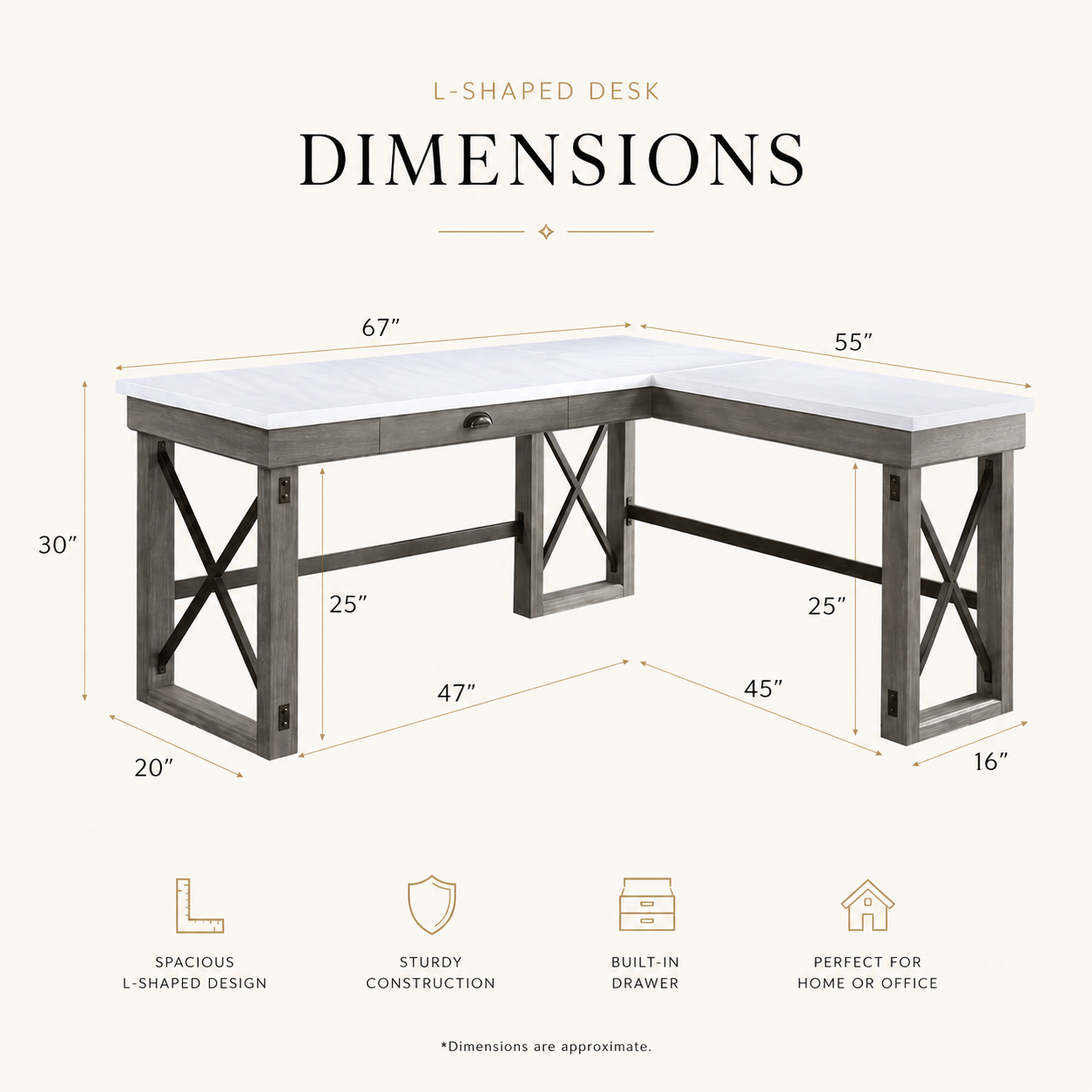 Talmar Writing Desk with Lift Top