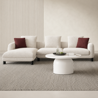 Mardi Sectional Sofa with 6 Pillows