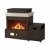 Outdoor Propane Fireplace Built for Year-Round Gatherings, 50,000 BTU, Tank Storage, Adjustable Flame