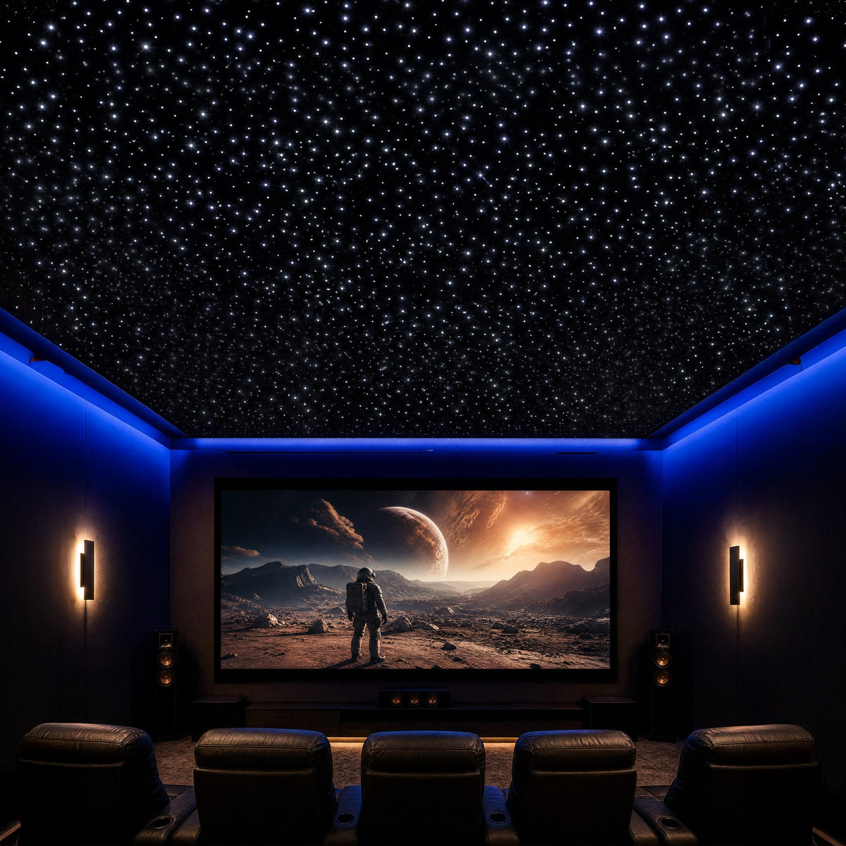 StarBright Fiber Optic Starlight Ceiling Kit | Complete Room Package