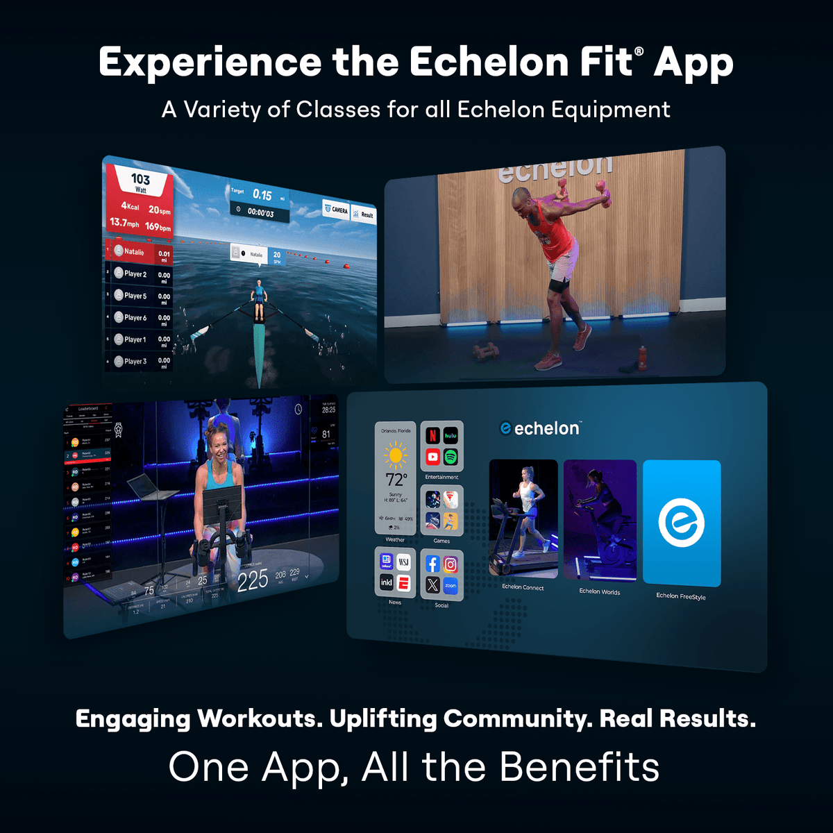 Echelon Stride-8s™ Commercial Smart Treadmill